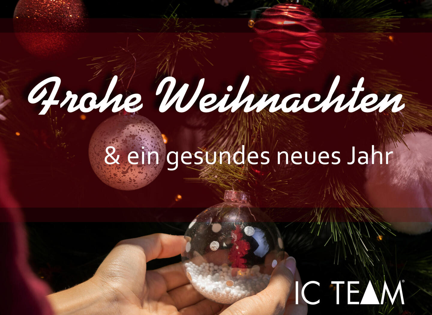 Frohe Weihnachten und ein glückliches neues Jahr!