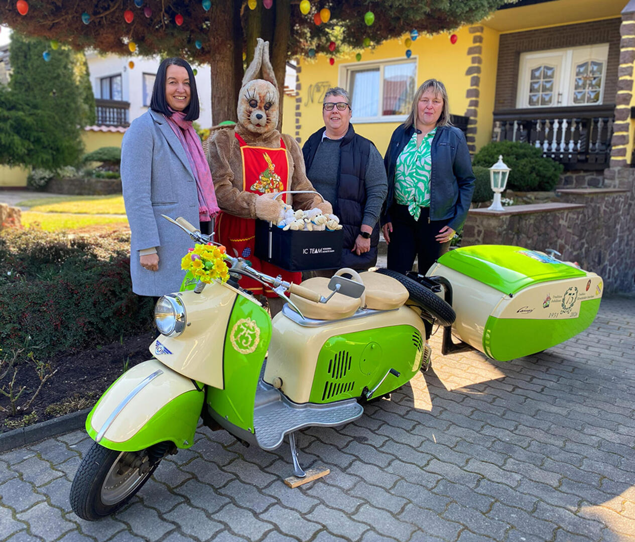 Ein Ostergruß mit Herz: IC TEAM unterstützt den Hirschfelder Osterhasen